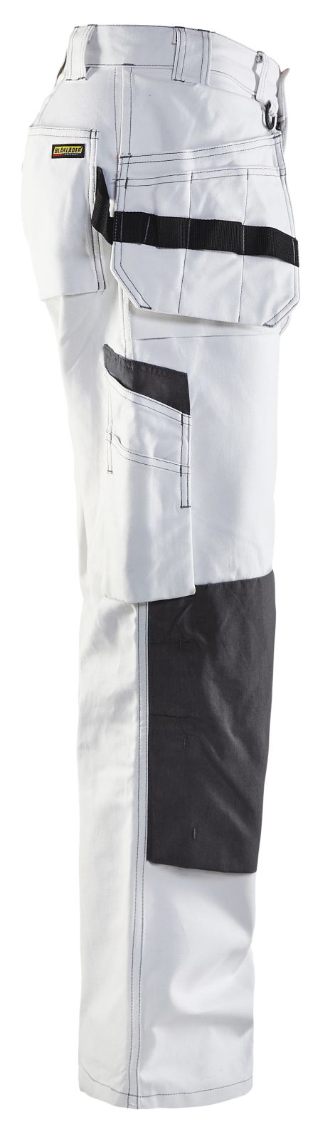 Blaklader Werkbroeken 15311210 wit-donkergrijs(1098)