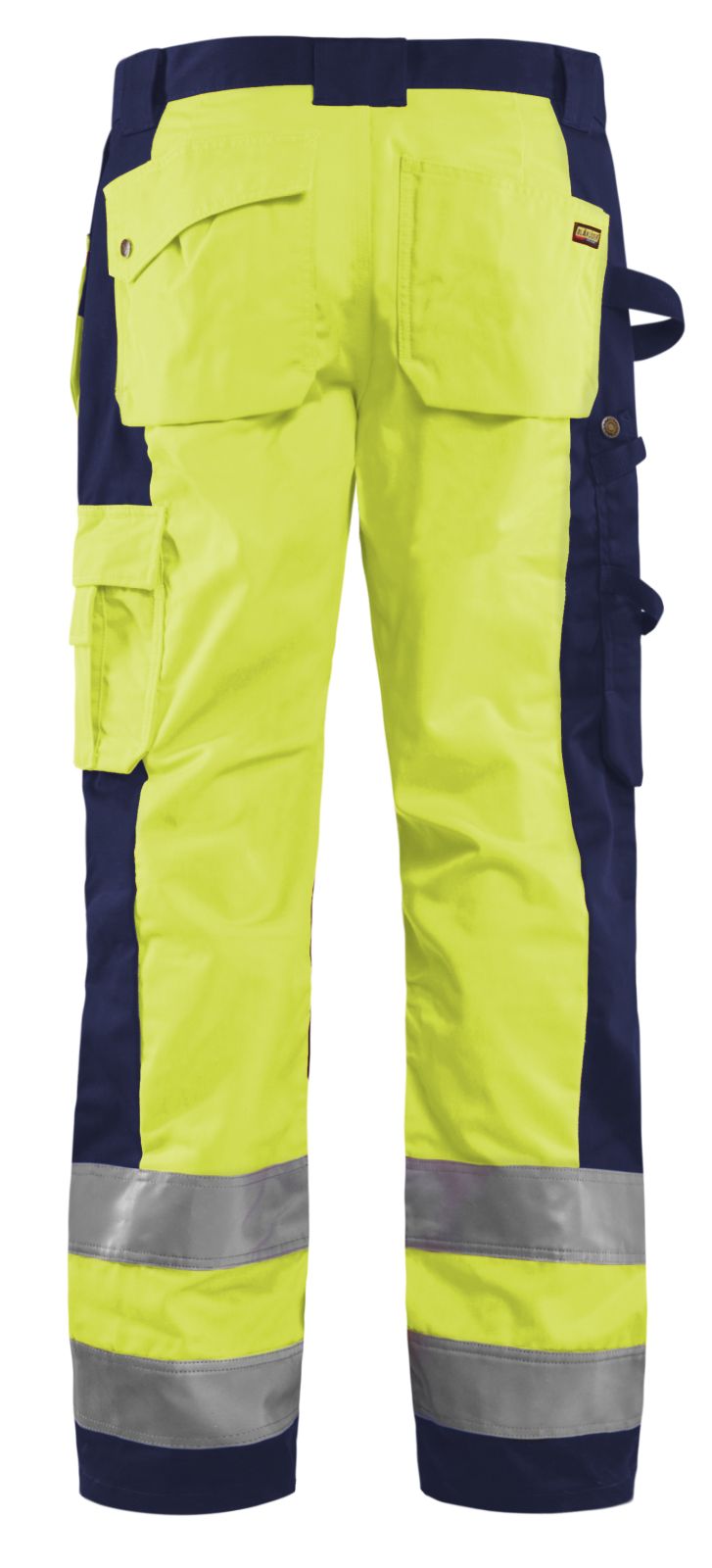 Blaklader Broeken 15331860 HiVis fluo geel-marineblauw(3389)