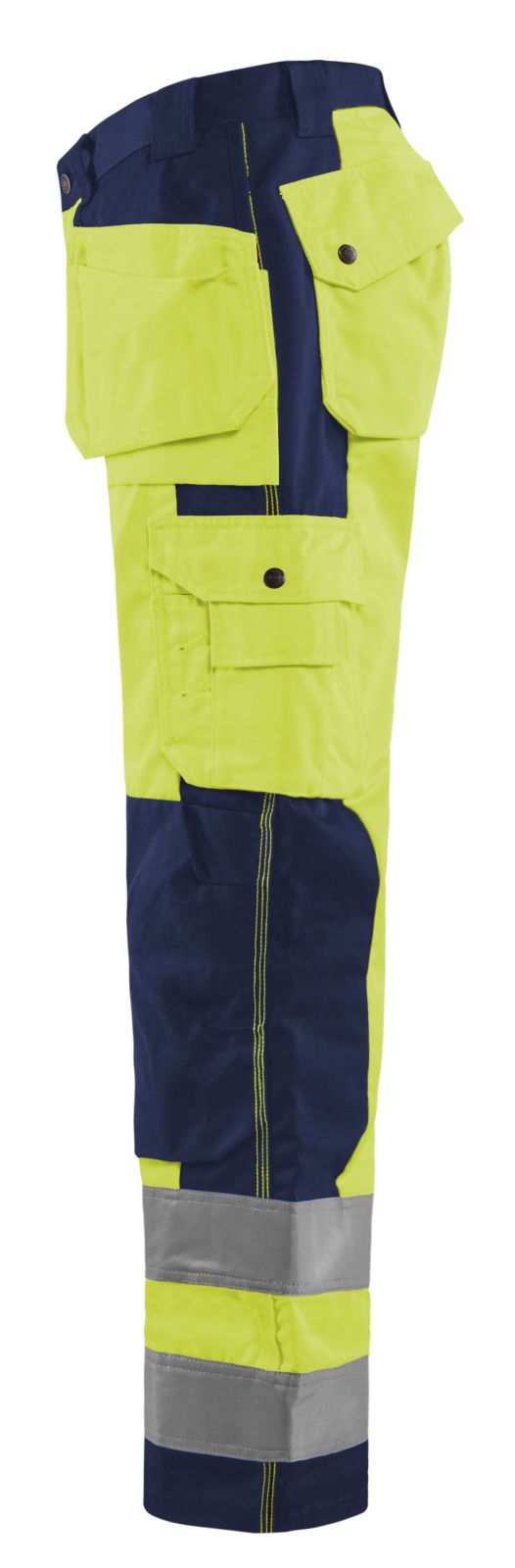 Blaklader Broeken 15331860 HiVis fluo geel-marineblauw(3389)