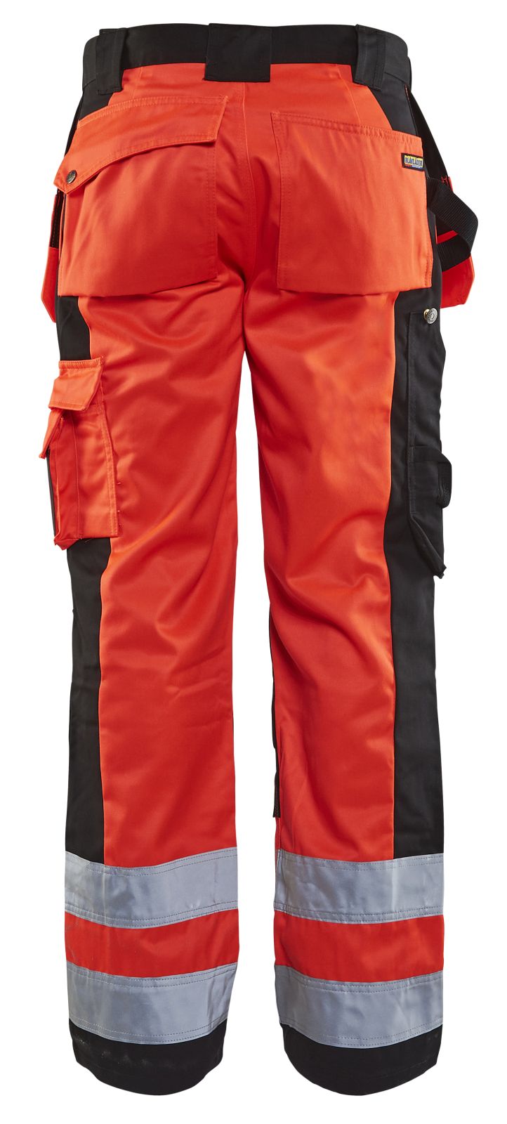 Blaklader Broeken 15331860 HiVis fluo rood-zwart(5599)
