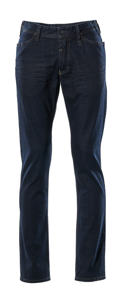 Mascot Frontline Broeken 15379-869 Manhattan gewassen donkerblauw denim(66)