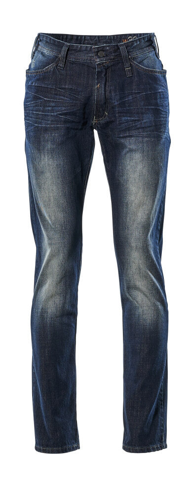 Mascot Frontline Broeken 15379-869 Manhattan gewassen blauw denim(76)