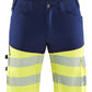 Blaklader Broeken 15411811 HiVis marineblauw-fluo geel(8933)