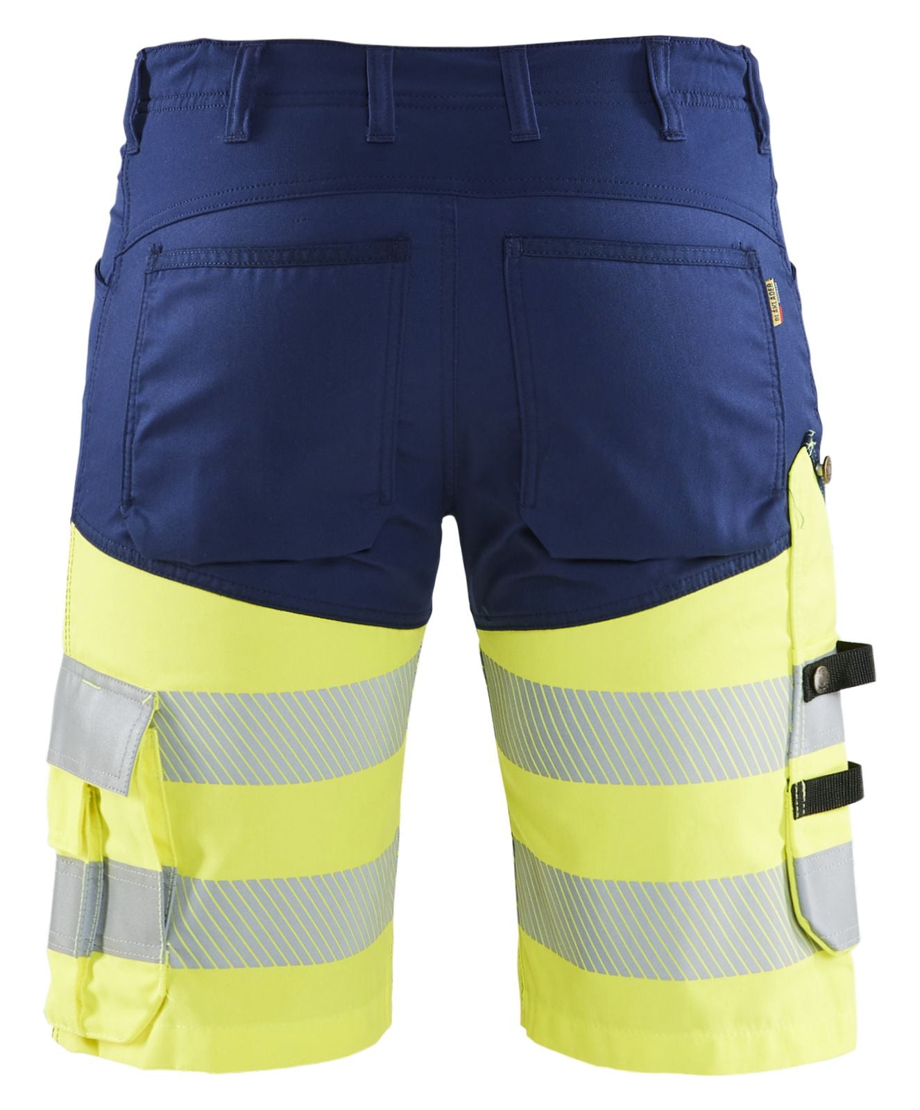 Blaklader Broeken 15411811 HiVis marineblauw-fluo geel(8933)