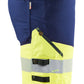 Blaklader Broeken 15411811 HiVis marineblauw-fluo geel(8933)