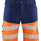 Blaklader Broeken 15411811 HiVis marineblauw-oranje(8953)