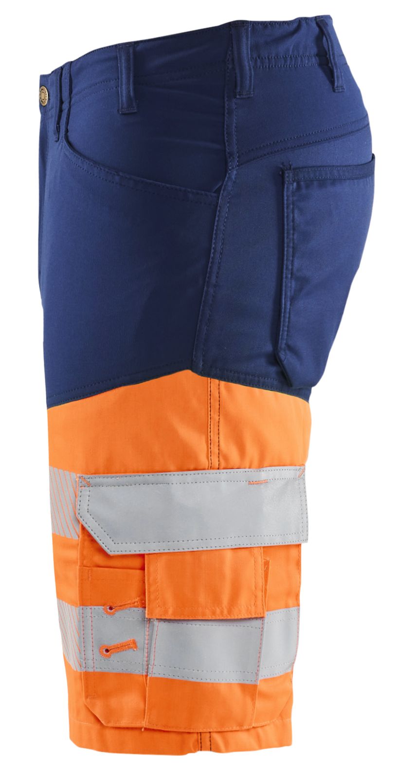 Blaklader Broeken 15411811 HiVis marineblauw-oranje(8953)