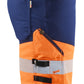 Blaklader Broeken 15411811 HiVis marineblauw-oranje(8953)