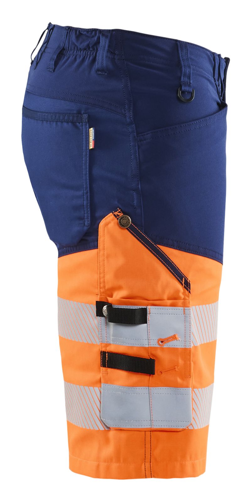 Blaklader Broeken 15411811 HiVis marineblauw-oranje(8953)