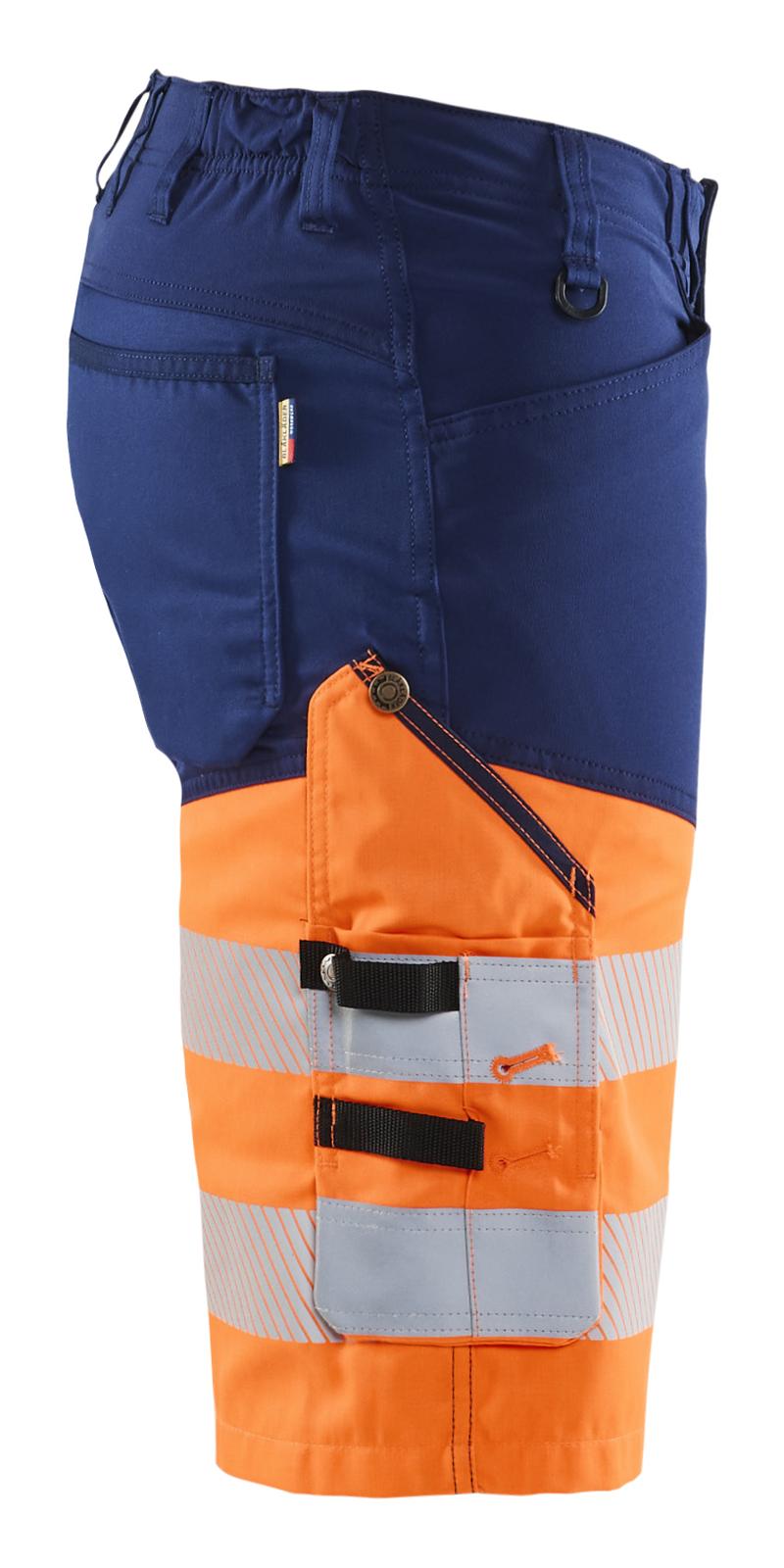Blaklader Broeken 15411811 HiVis marineblauw-oranje(8953)