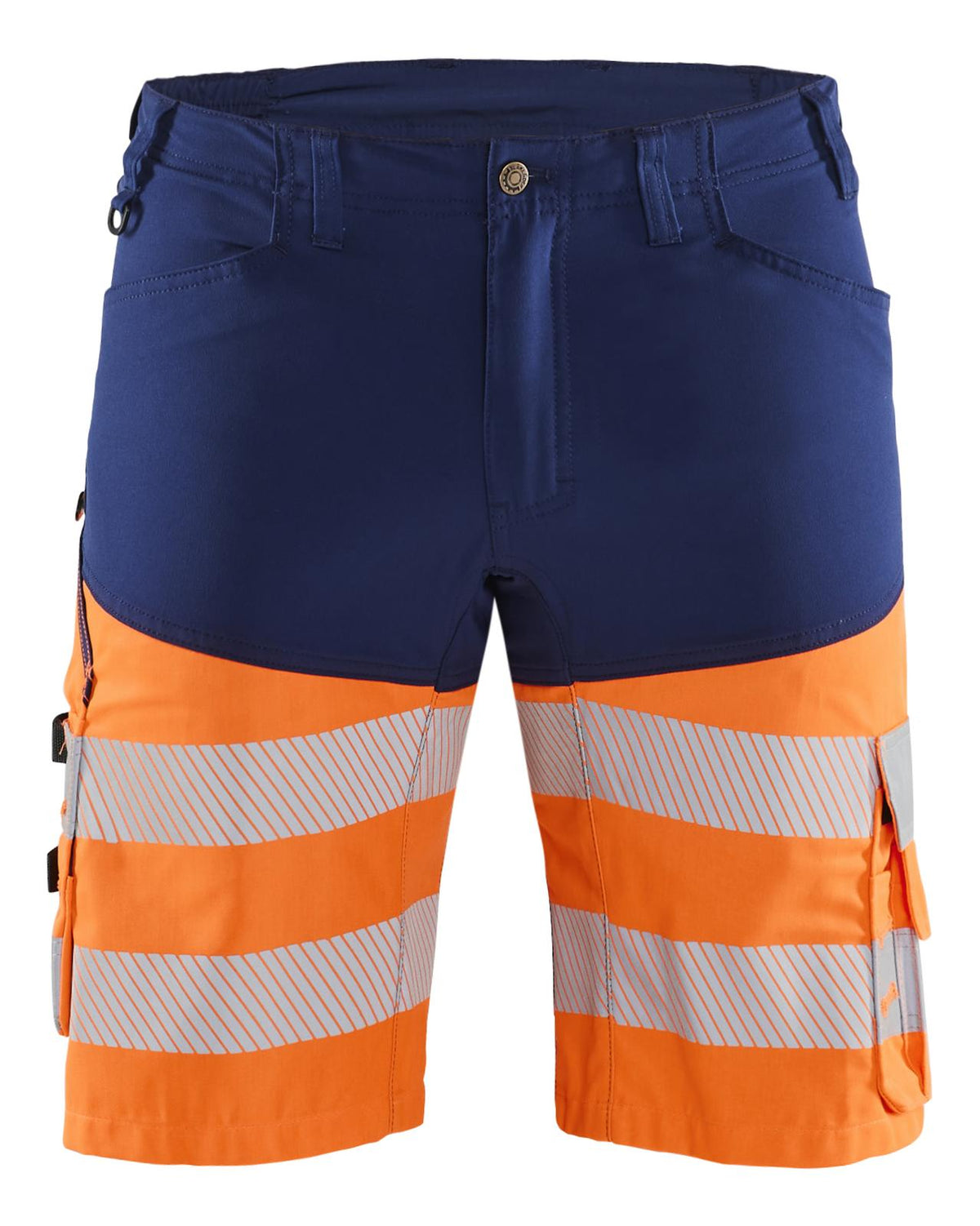 Blaklader Broeken 15411811 HiVis marineblauw-oranje(8953)