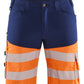 Blaklader Broeken 15411811 HiVis marineblauw-oranje(8953)
