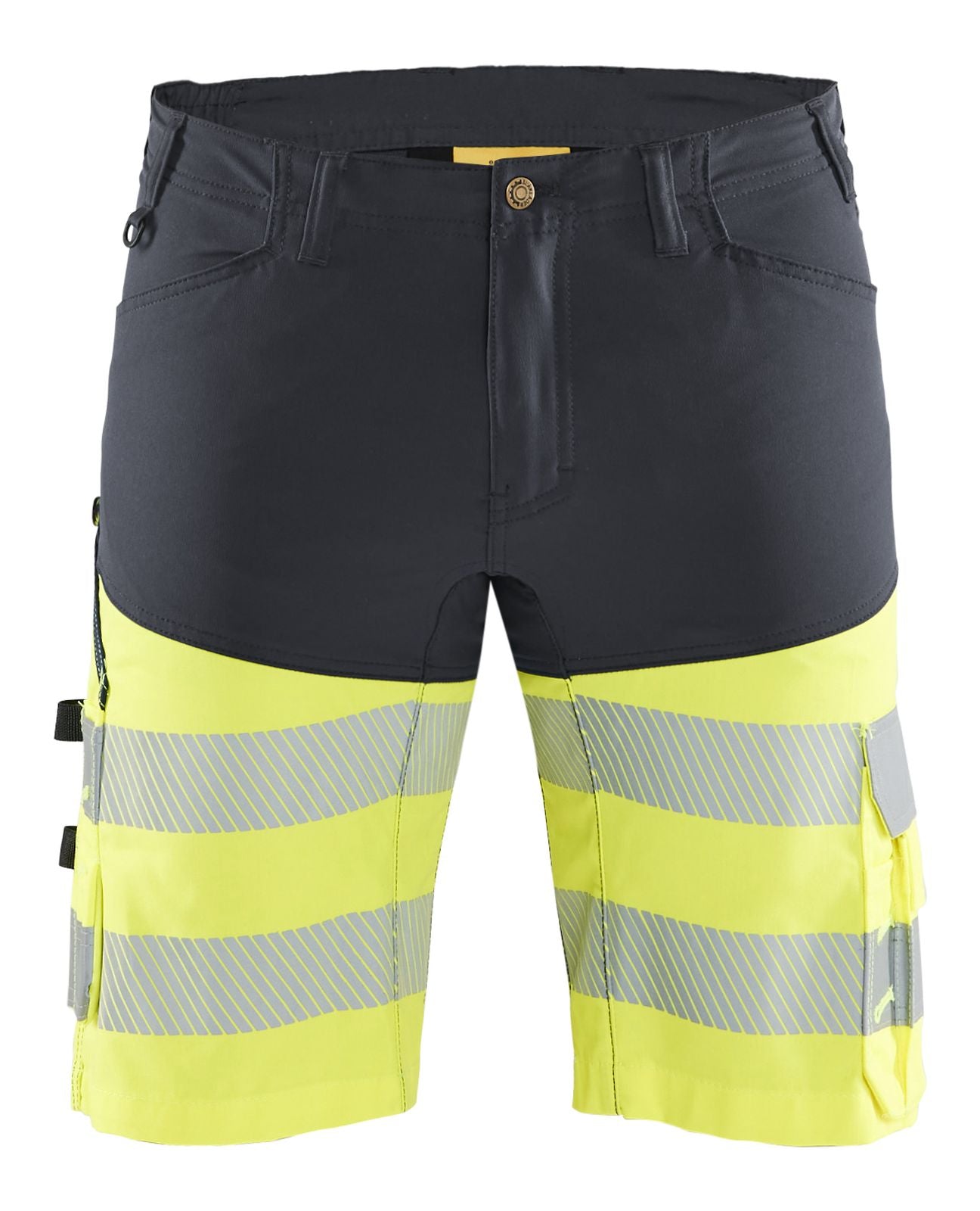 Blaklader shorts 15411811 middelgrijs-fluo geel(9633)