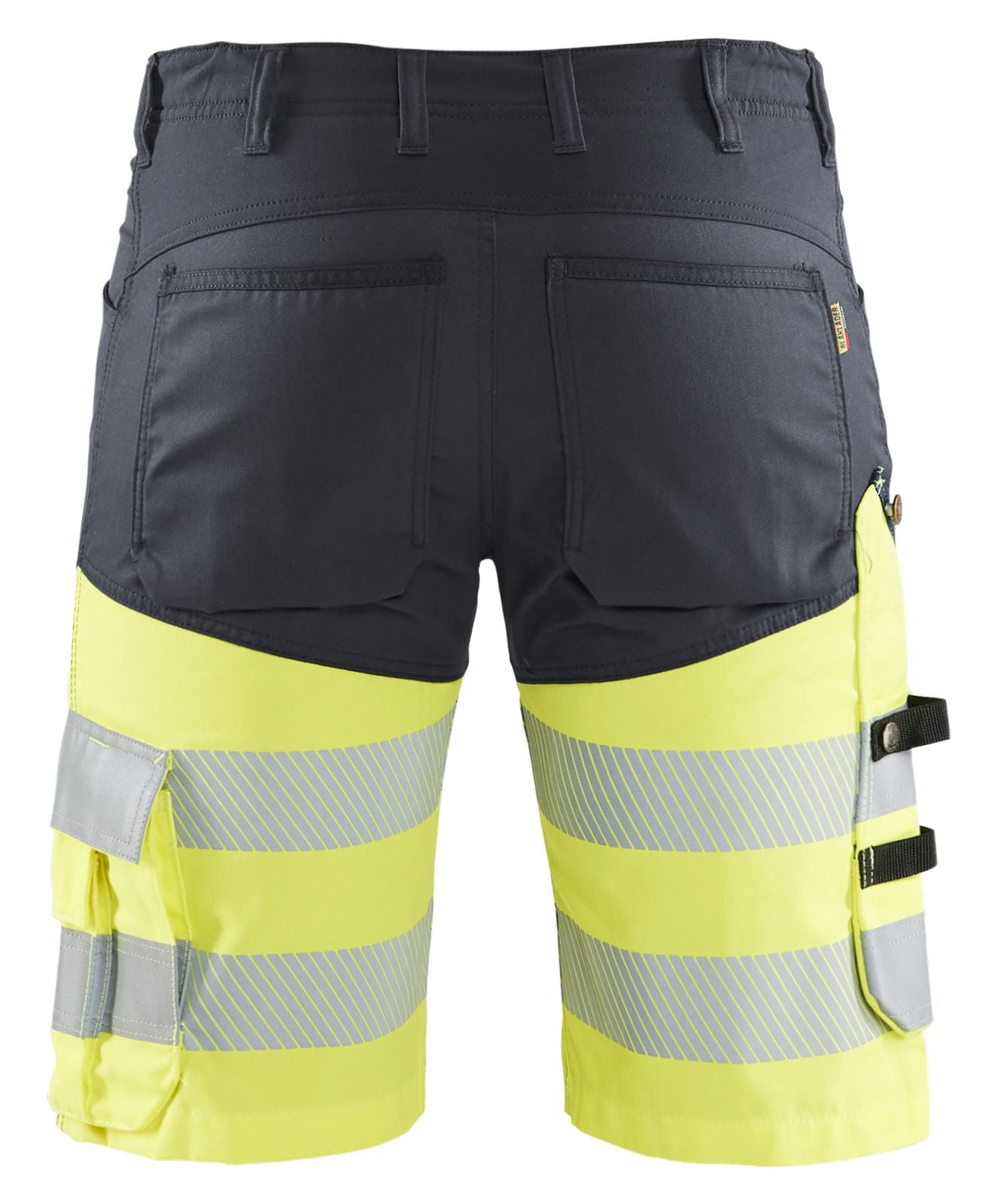 Blaklader shorts 15411811 middelgrijs-fluo geel(9633)