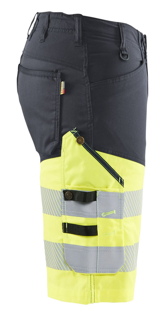 Blaklader shorts 15411811 middelgrijs-fluo geel(9633)