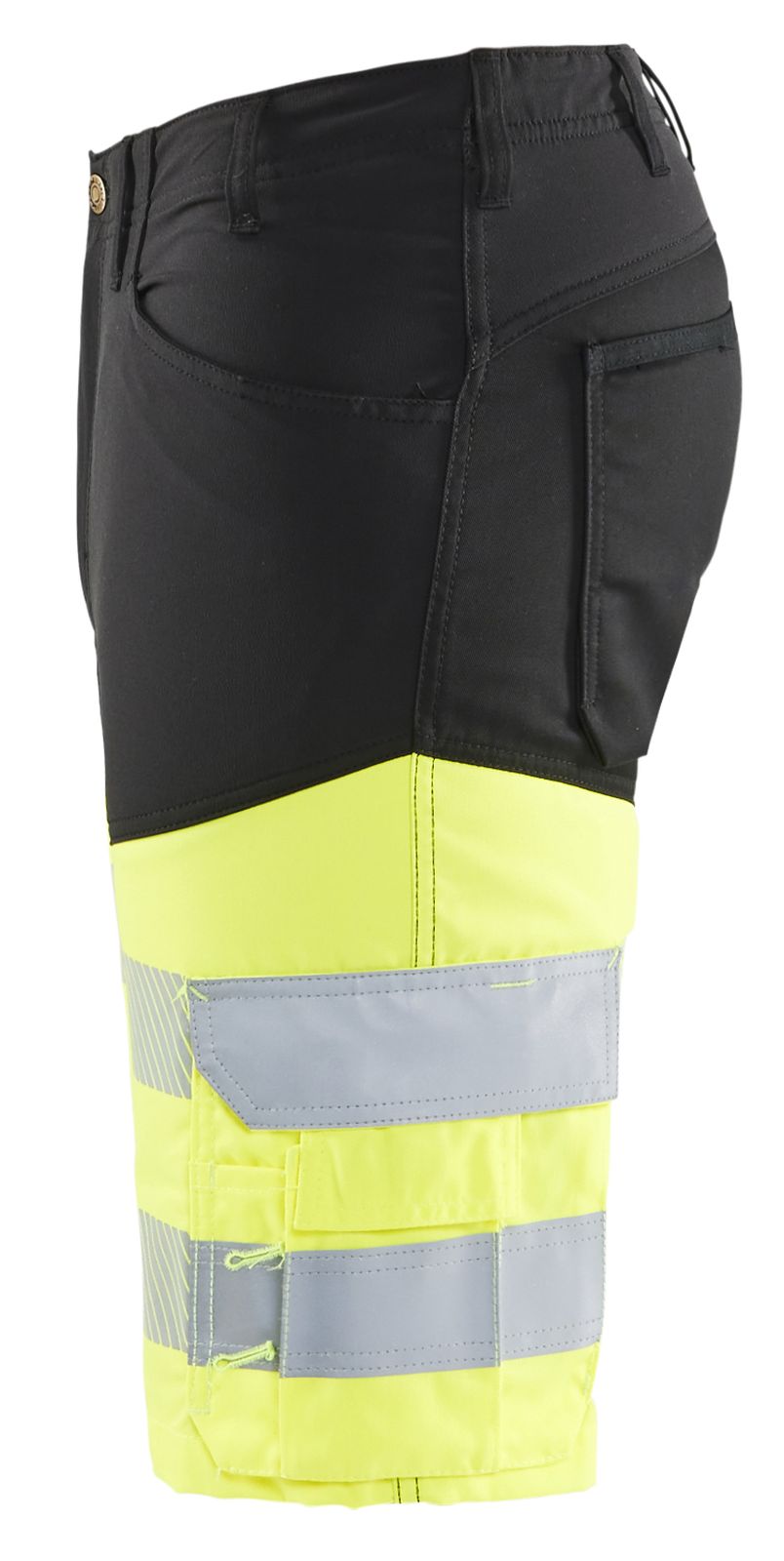 Blaklader Broeken 15411811 HiVis zwart-fluo geel(9933)