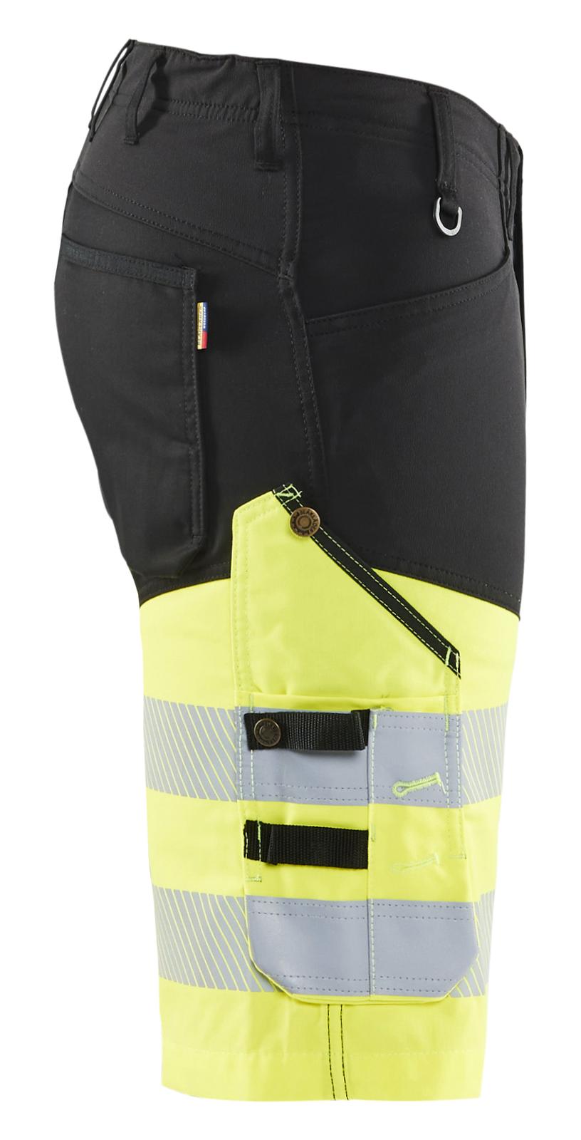 Blaklader Broeken 15411811 HiVis zwart-fluo geel(9933)