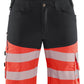 Blaklader shorts 15411811 zwart-fluo rood(9955)