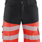 Blaklader shorts 15411811 zwart-fluo rood(9955)