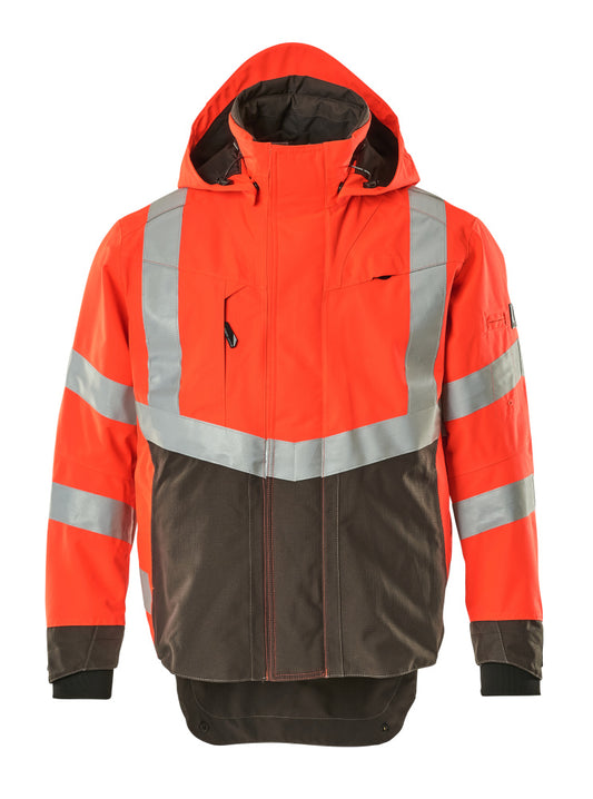 Mascot Safe Supreme Jassen 15501-231 Harlow fluo rood-donker antracietgrijs(22218)