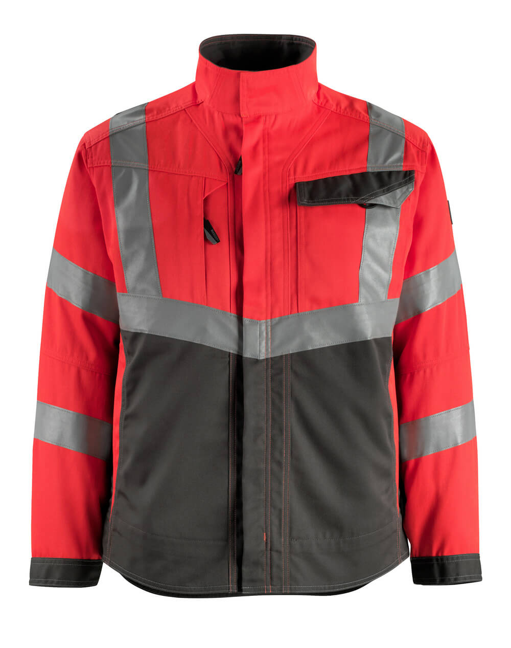 Mascot Safe Supreme Jassen 15509-860 Oxford fluo rood-donker antracietgrijs(22218)