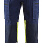 Blaklader Broeken 15511811 HiVis marineblauw-fluo geel(8933)