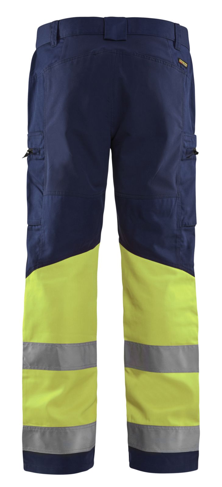 Blaklader Broeken 15511811 HiVis marineblauw-fluo geel(8933)