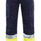 Blaklader Broeken 15511811 HiVis marineblauw-fluo geel(8933)