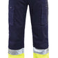 Blaklader Broeken 15511811 HiVis marineblauw-fluo geel(8933)