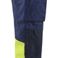 Blaklader Broeken 15511811 HiVis marineblauw-fluo geel(8933)