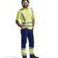 Blaklader Broeken 15511811 HiVis marineblauw-fluo geel(8933)