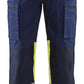 Blaklader Broeken 15511811 HiVis marineblauw-fluo geel(8933)