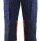 Blaklader Broeken 15511811 HiVis marineblauw-fluo oranje(8953)