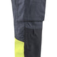 Blaklader Broeken 15511811 HiVis middelgrijs-fluo geel(9633)