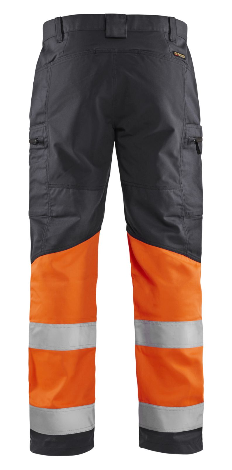 Blaklader Werkbroeken 15511811 middelgrijs-fluo-oranje(9653)