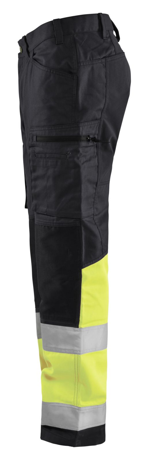 Blaklader Broeken 15511811 HiVis zwart-fluo geel(9933)