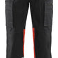 Blaklader Broeken 15511811 HiVis zwart-fluo rood(9955)