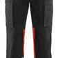 Blaklader Broeken 15511811 HiVis zwart-fluo rood(9955)