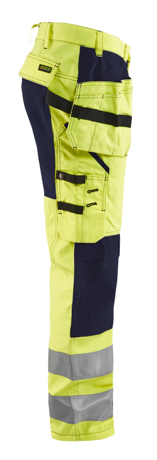 Blaklader Broeken 15521811 HiVis fluo geel-marineblauw(3389)