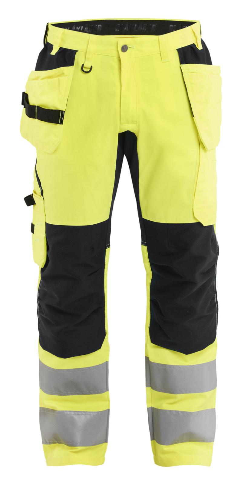 Blaklader Broeken 15521811 HiVis fluo geel-zwart(3399)