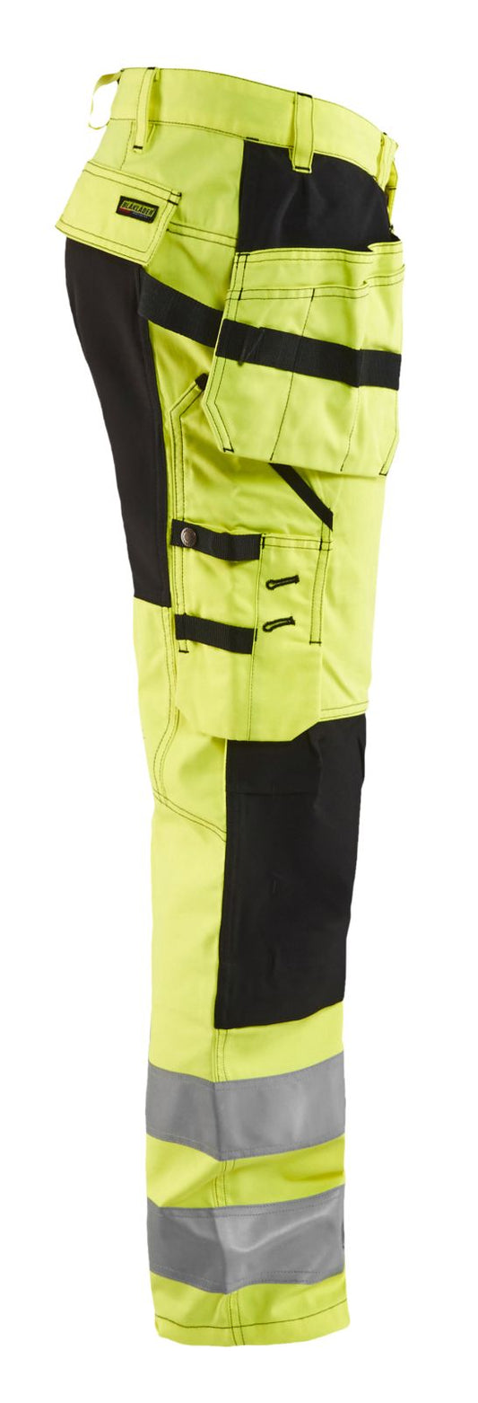 Blaklader Broeken 15521811 HiVis fluo geel-zwart(3399)