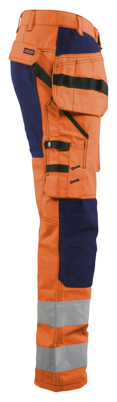 Blaklader Broeken 15521811 HiVis fluo oranje-marineblauw(5389)