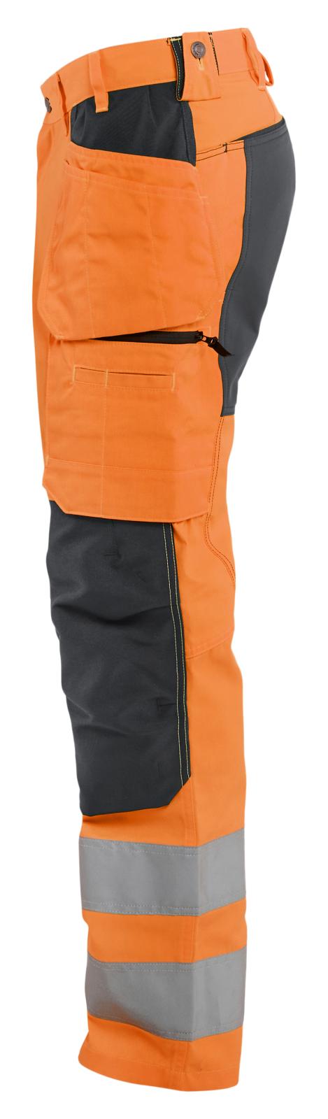 Blaklader Werkbroeken 15521811 fluo oranje-middelgrijs(5396)