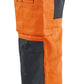 Blaklader Werkbroeken 15521811 fluo oranje-middelgrijs(5396)