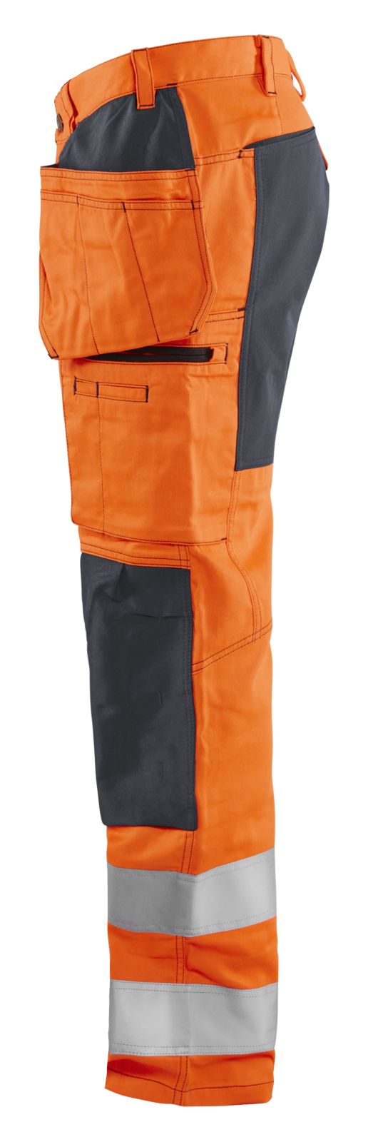 Blaklader Werkbroeken 15521811 fluo oranje-middelgrijs(5396)