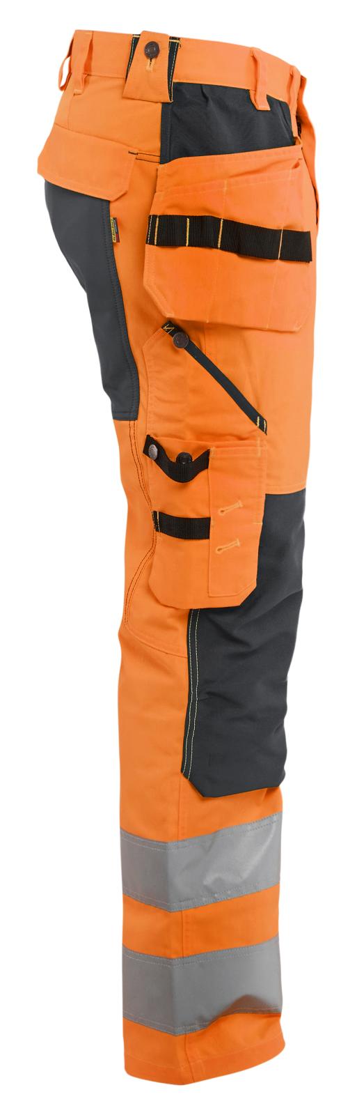 Blaklader Werkbroeken 15521811 fluo oranje-middelgrijs(5396)