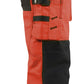 Blaklader Broeken 15521811 HiVis fluo rood-zwart(5599)