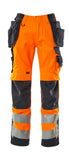 Mascot Safe Supreme Broeken 15531-860 Wigan fluo oranje-donker marineblauw(14010)