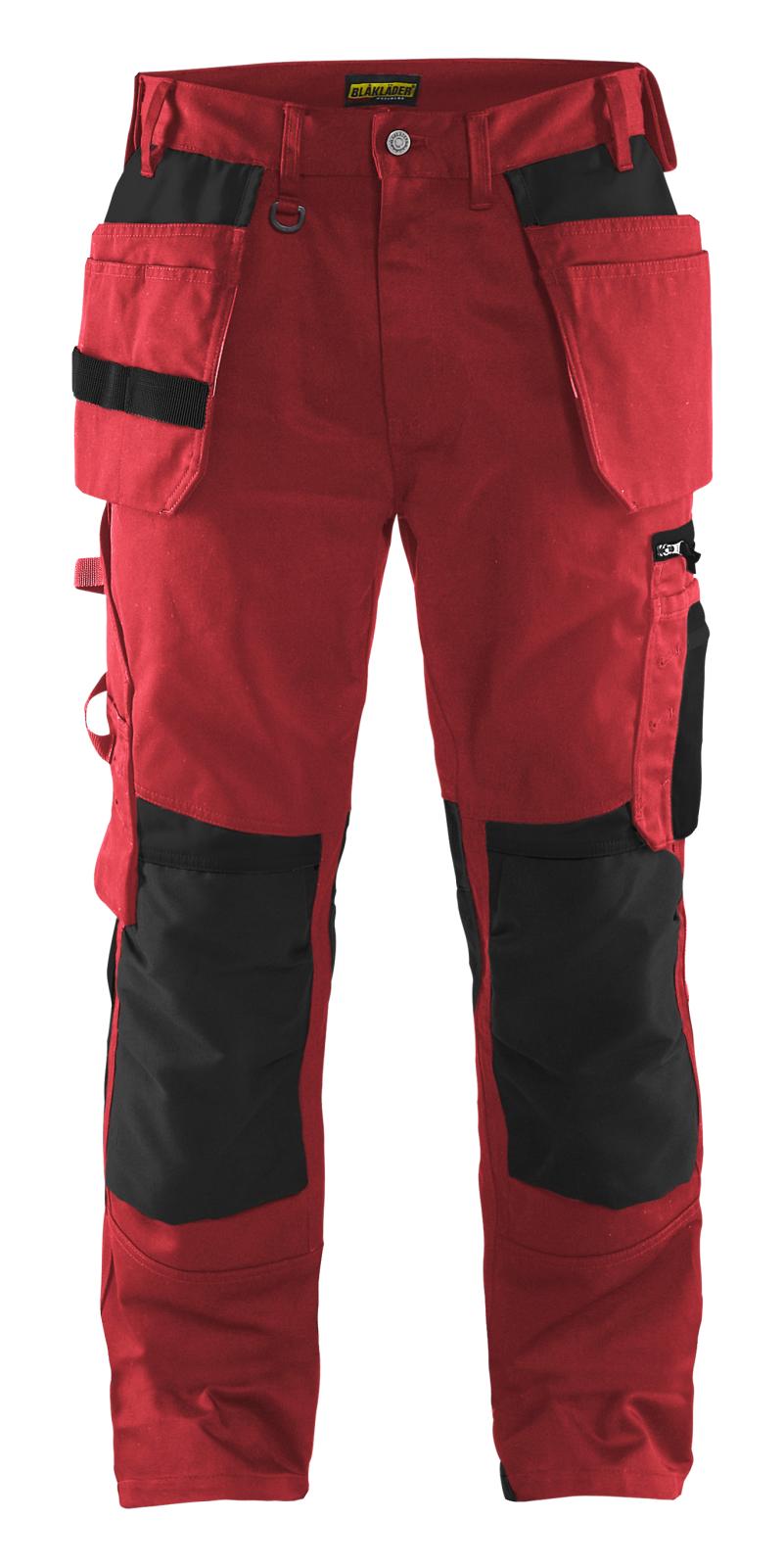 Blaklader Broeken 15551860 rood-zwart(5699)