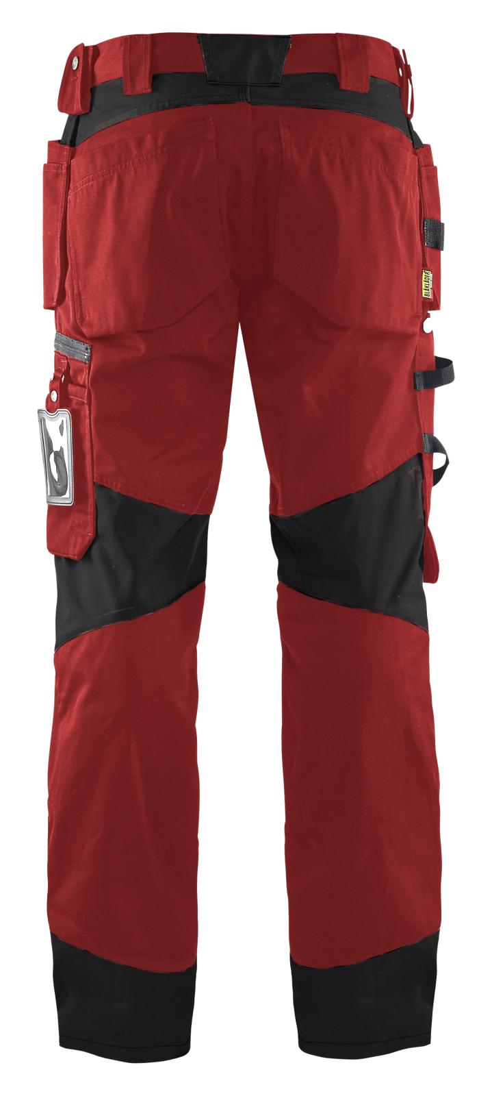 Blaklader Broeken 15551860 rood-zwart(5699)